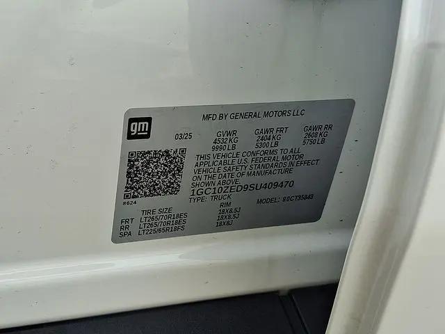 2025 Chevrolet Silverado EV LT