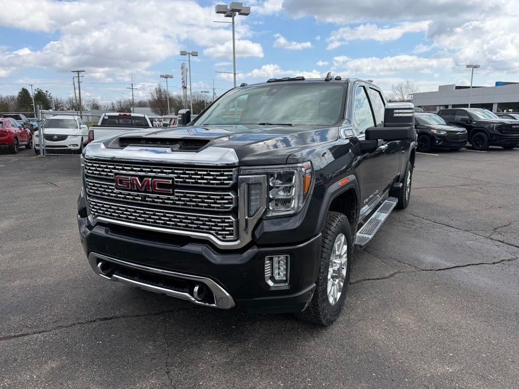 Carbon Black Metallic 2020 GMC Sierra 3500HD Denali Crew Cab 4WD Pickup Truck Four-Wheel Drive Automatic