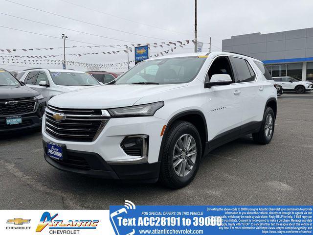 Summit White 2023 Chevrolet Traverse LT Cloth AWD SUV / Crossover Four-Wheel Drive 9-Speed Automatic