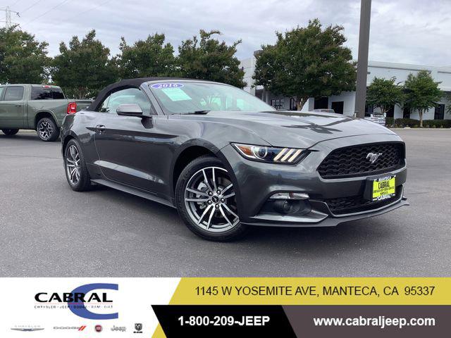 2016 Ford Mustang EcoBoost Premium for sale in Manteca, CA