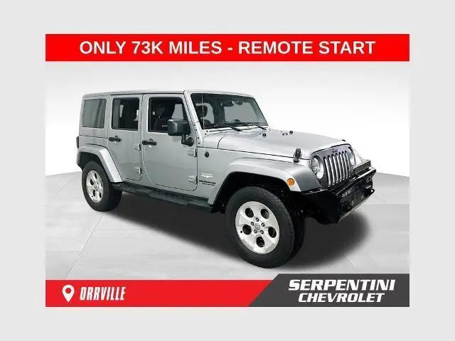 2014 Jeep Wrangler Unlimited Sahara for sale in Orrville, OH