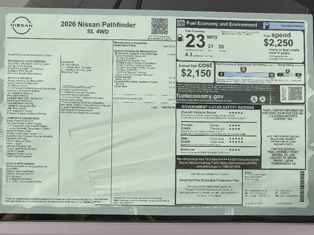 2026 Nissan Pathfinder SL
