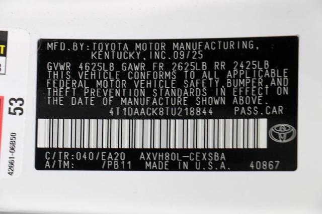 2026 Toyota Camry Nightshade