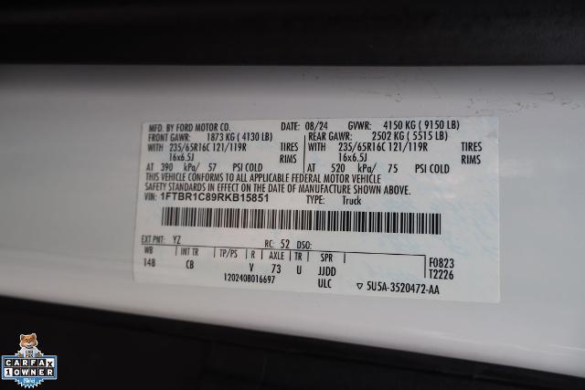 2024 Ford Transit Cargo Van 148 WB Medium Roof Cargo