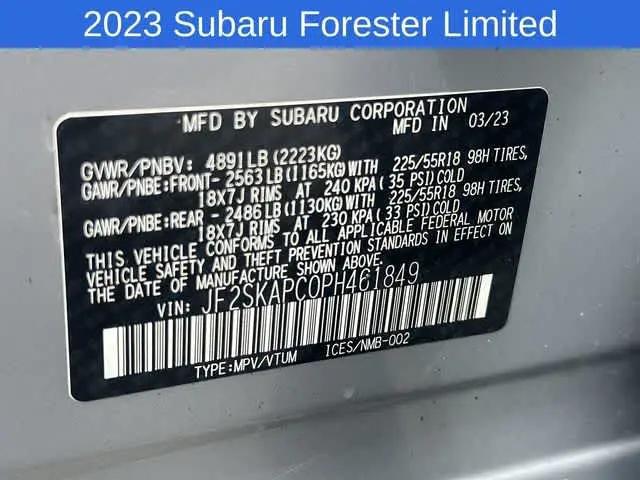 2023 Subaru Forester Limited
