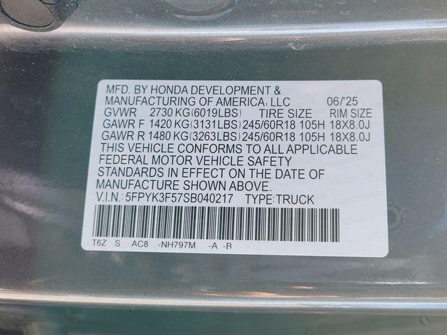 2025 Honda Ridgeline RTL