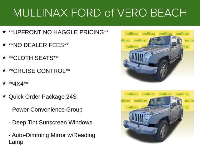 2016 Jeep Wrangler Unlimited Sport