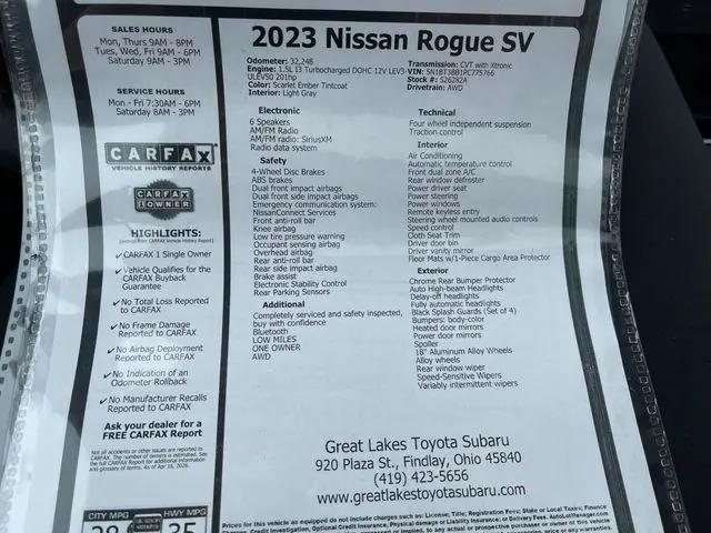 2023 Nissan Rogue SV Intelligent AWD
