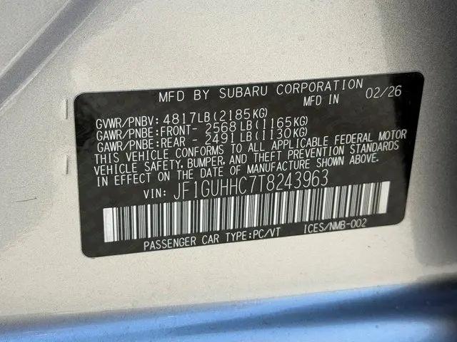 2026 Subaru Impreza RS