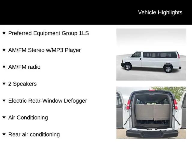 2025 Chevrolet Express Passenger RWD 3500 Extended Wheelbase LS