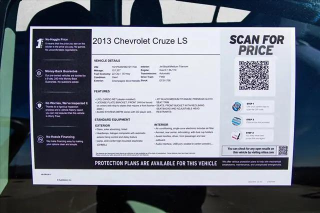 2013 Chevrolet Cruze LS Auto