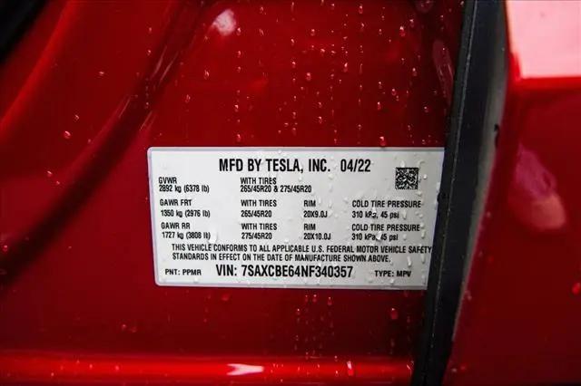 2022 Tesla Model X Plaid Tri Motor All-Wheel Drive