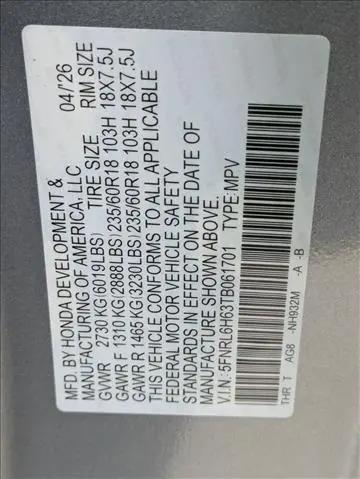 2026 Honda Odyssey EX-L