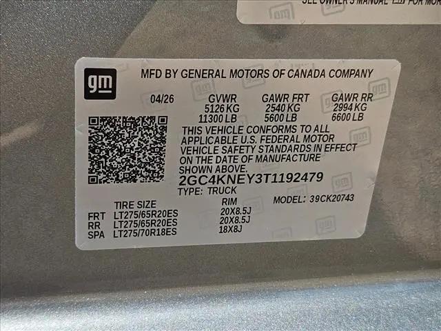2026 Chevrolet Silverado 2500HD Crew Cab, Standard Bed, LT, 4WD