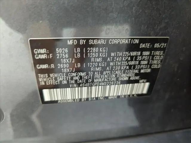 2021 Subaru Outback Touring XT