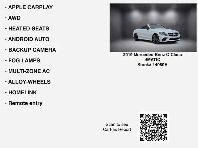 2019 Mercedes-Benz AMG C 43 4MATIC