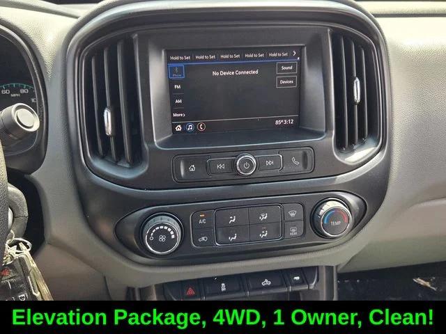 2022 GMC Canyon 4WD Extended Cab Elevation Standard