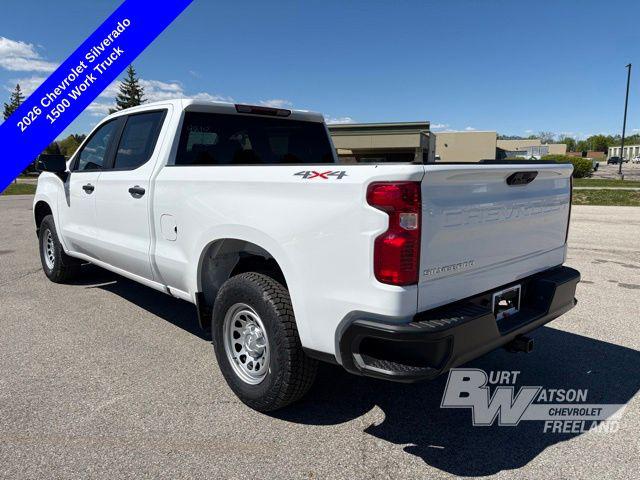 2026 Chevrolet Silverado 1500 4WD Crew Cab Standard Bed WT
