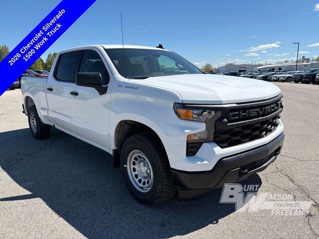 2026 Chevrolet Silverado 1500 4WD Crew Cab Standard Bed WT