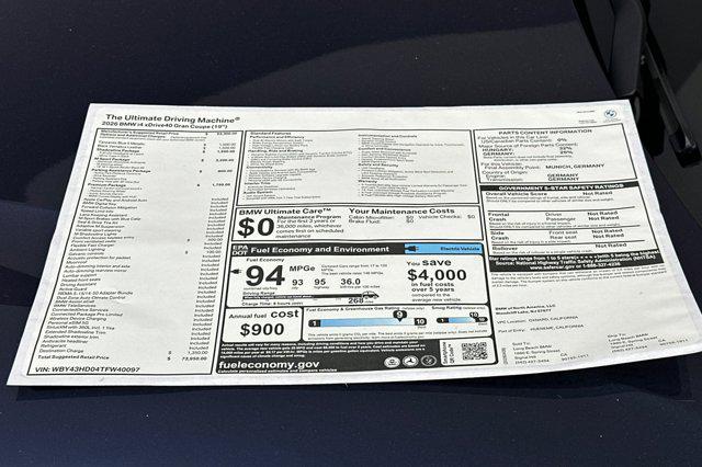 2026 BMW i4 xDrive40
