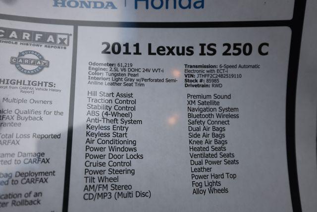 2011 Lexus IS 250C 250 C