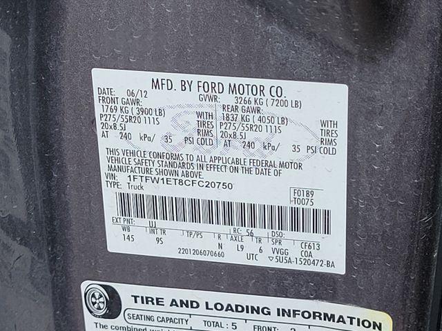 2012 Ford F-150 Platinum