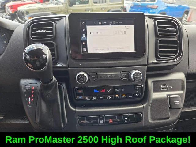 2025 Ram ProMaster 2500 Cargo Van Tradesman High Roof 159" WB w/Pass Seat