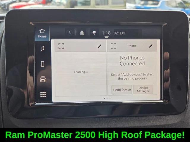 2025 Ram ProMaster 2500 Cargo Van Tradesman High Roof 159" WB w/Pass Seat
