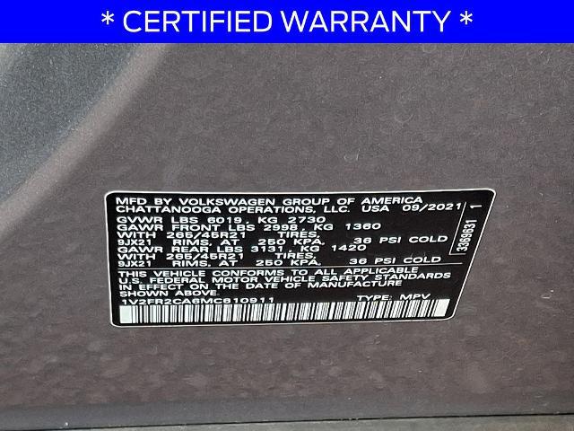 2021 Volkswagen Atlas 3.6 V6 SEL Premium R-Line