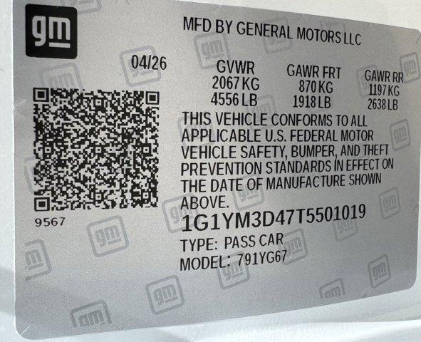 2026 Chevrolet Corvette E-Ray Convertible, 3LZ, RWD