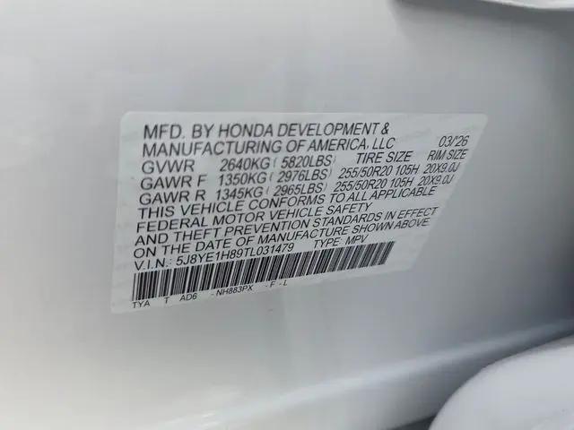 2026 Acura MDX Advance Package