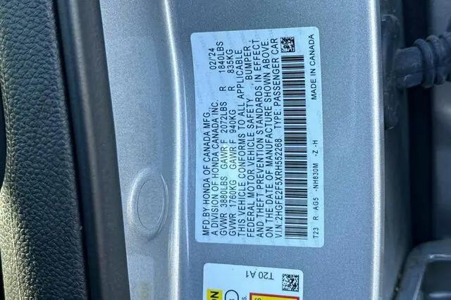 2024 Honda Civic Sport