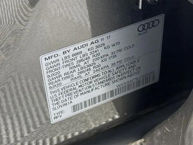 2018 Audi Q7 3.0T Premium