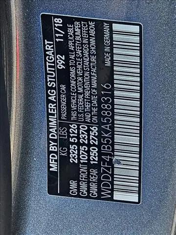 2019 Mercedes-Benz E-CLASS E 300 E 300