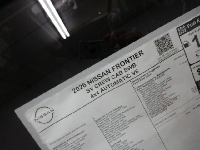 2026 Nissan Frontier Crew Cab SV 4x4