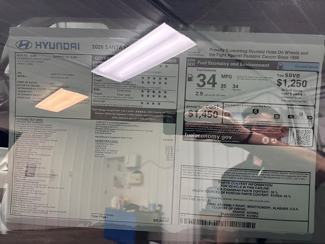 2026 Hyundai Santa Fe Hybrid SEL
