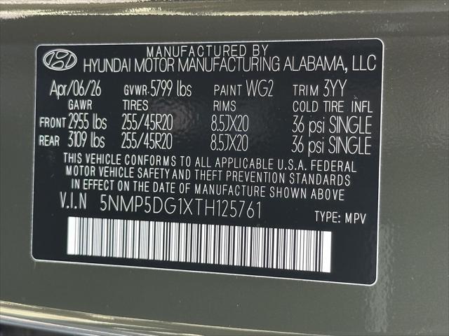 2026 Hyundai Santa Fe Hybrid Calligraphy
