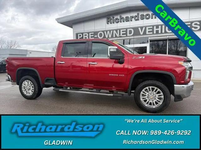 2022 Chevrolet Silverado 3500HD 4WD Crew Cab Standard Bed LTZ for sale in GLADWIN, MI