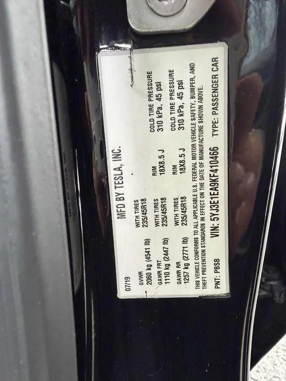 2019 Tesla Model 3 Standard Range Plus for sale in Patterson, NJ