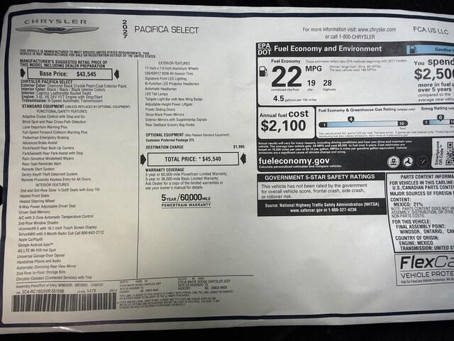2027 Chrysler Pacifica Select