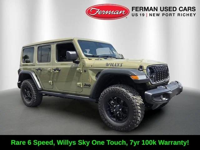 2025 Jeep Wrangler 4-Door Willys 4x4 for sale in New Port Richey, FL