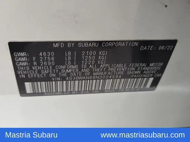 2022 Subaru Legacy Limited