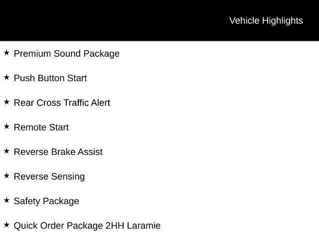 2021 Jeep Ram 2500 Laramie Mega Cab 4x4 6'4" Box