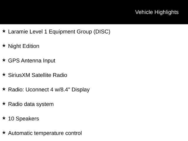 2021 Jeep Ram 2500 Laramie Mega Cab 4x4 6'4" Box