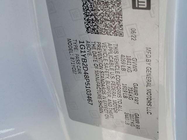 2023 Chevrolet Corvette Stingray RWD Coupe 2LT
