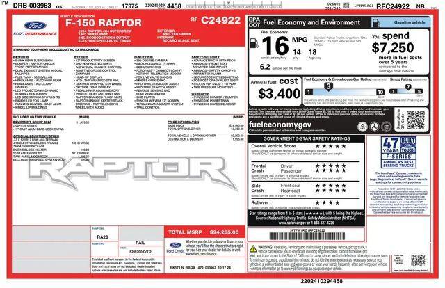 2024 Ford F-150 Raptor