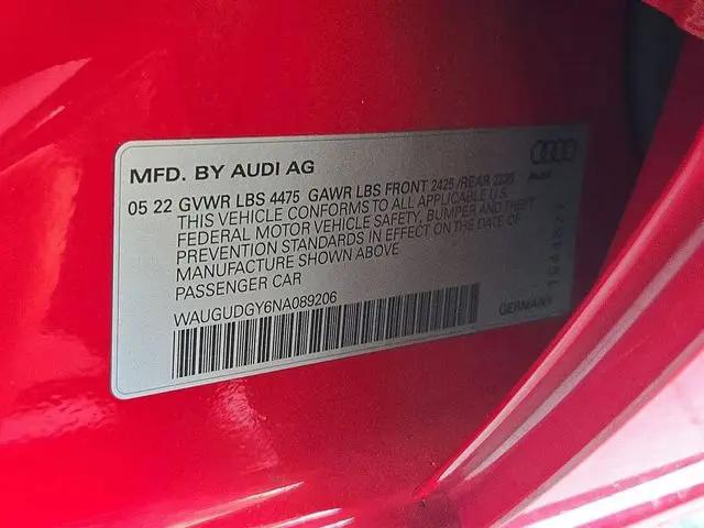 2022 Audi A3 Premium 40 TFSI quattro S tronic