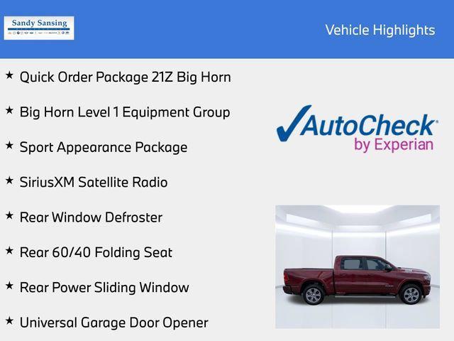 2026 Ram 1500 Big Horn Crew Cab 4x4 57 Box