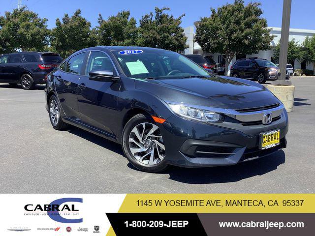 2017 Honda Civic EX for sale in Manteca, CA