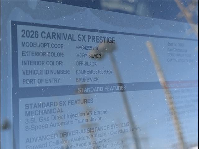 2026 Kia Carnival MPV SX Prestige